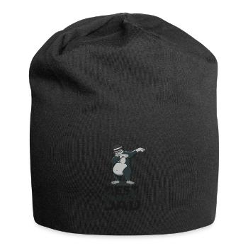 Der beste Vater - Jersey-Beanie - Schwarz - Vorne