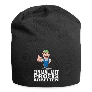 Handwerker - Jersey-Beanie - Schwarz - Vorne
