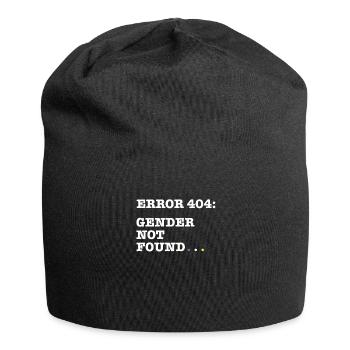 Queer - Jersey-Beanie - Schwarz - Vorne