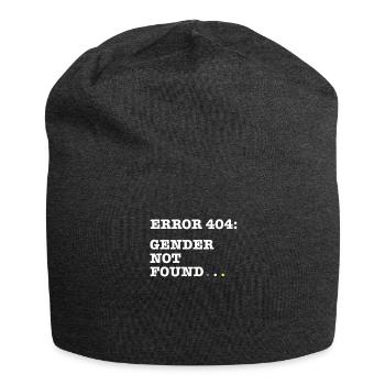 Queer - Jersey-Beanie - Anthrazit - Vorne