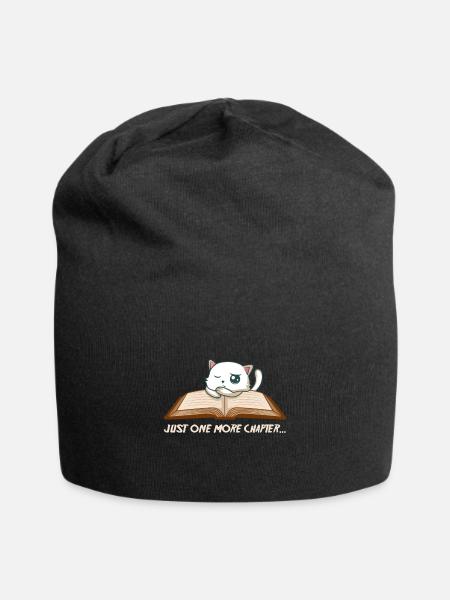 Just one more chapter Nerd und Bookish Gift - Jersey-Beanie - Schwarz