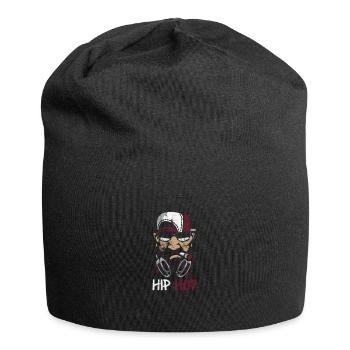 Hip-Hop-Künstlerin - Jersey-Beanie - Schwarz - Vorne