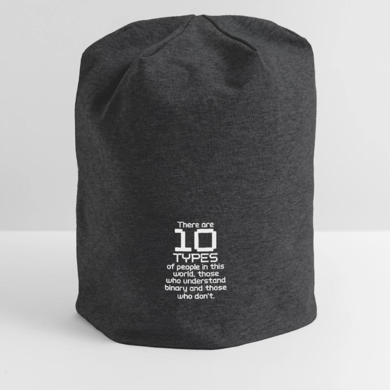 Cadeau de nerd informatique programmeur de code binaire Bonnet en jersey