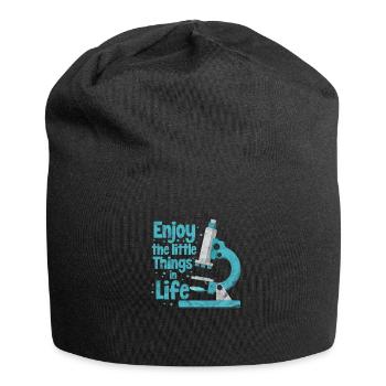 Biology science chemistry laboratory gift - Jersey Beanie - black - Front