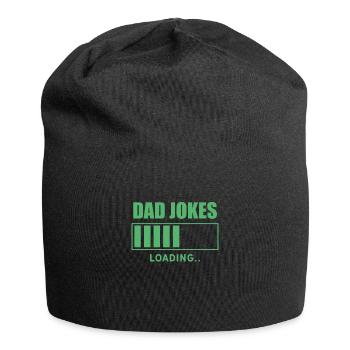 Dad funny saying dad joke dadjoke dad joke - Jersey Beanie - black - Front