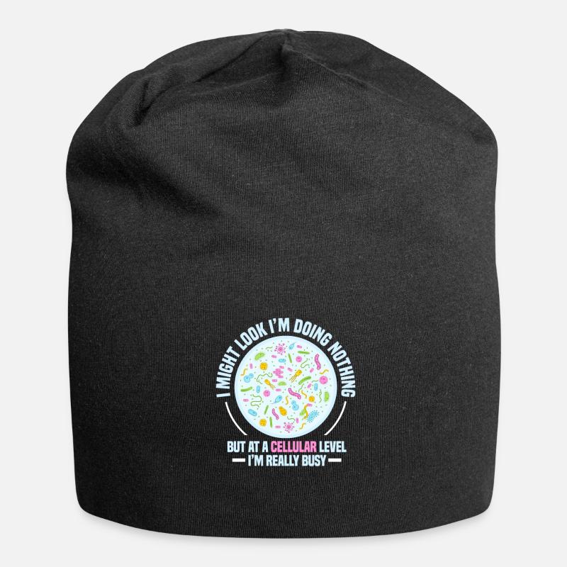 la biologie - Bonnet en jersey - noir