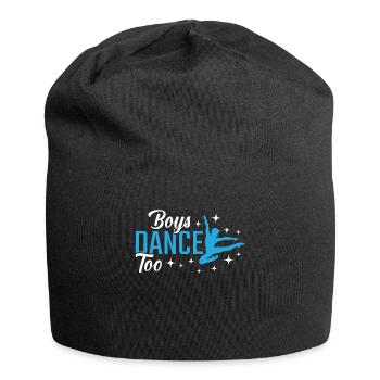 Young dance man ballet dancer dance - Jersey Beanie - black - Front