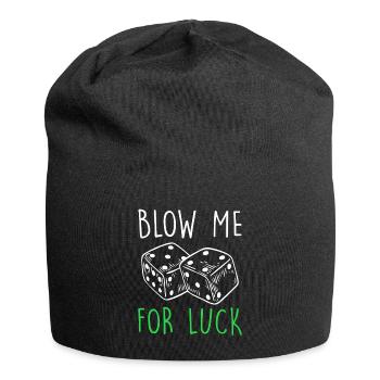 Jeu de dés jeu de société jeu de dés - Bonnet en jersey - noir - Devant
