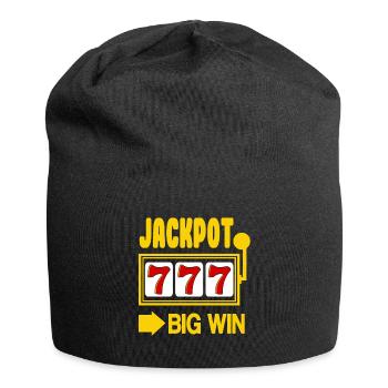 Jackpot Spielo Casino Gambler Slots Automatenspiel - Jersey-Beanie - Schwarz - Vorne