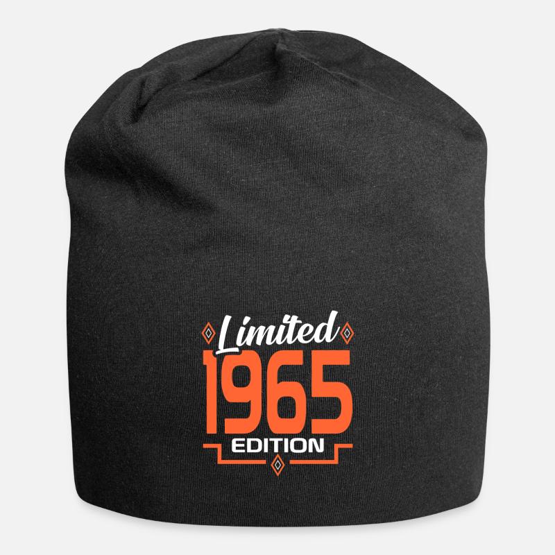 55th birthday - Jersey Beanie - black