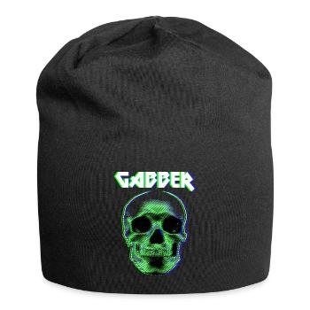 gabber gabba techno hardstyle speedcore cadeau - Bonnet en jersey - noir - Devant