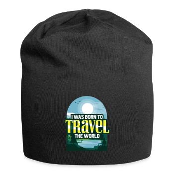 Reisen - Jersey-Beanie - Schwarz - Vorne