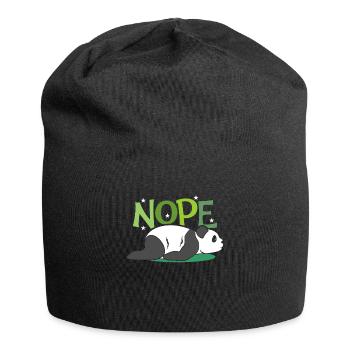 panda - Jersey Beanie - black - Front