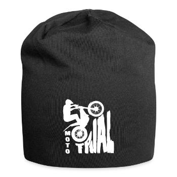 Moto Trial - Trial Bike - Motorcycle Motocross - Jersey Beanie - black - Front