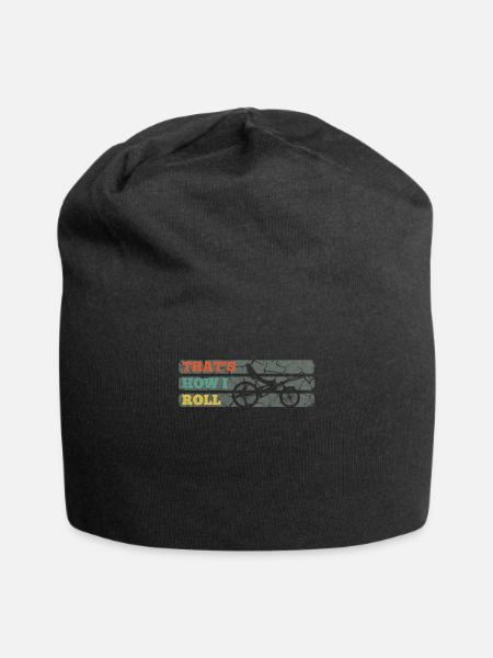 Fahrradtour - Jersey-Beanie - Schwarz