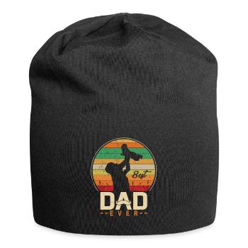Meilleur papa - Bonnet en jersey - noir - Devant