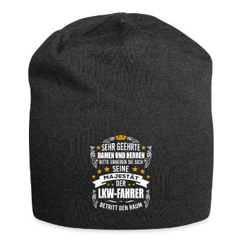 Trucker - Jersey-Beanie - Anthrazit - Vorne
