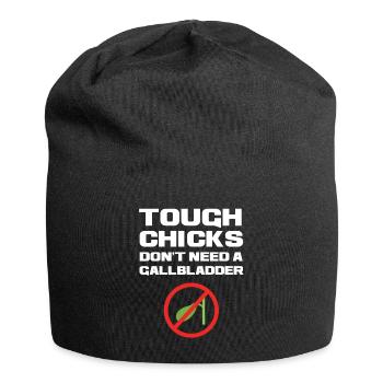 Gallenblase Operation - Jersey-Beanie - Schwarz - Vorne