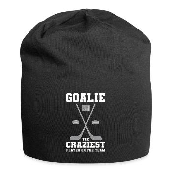 Eishockey Torhüter - Jersey-Beanie - Schwarz - Vorne