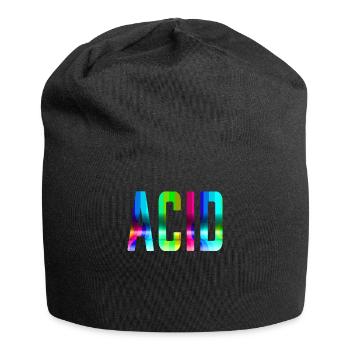 Acid House Techno Raver DJ Festival Party Gift - Jersey Beanie - black - Front