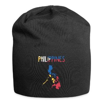 République des Philippines Pays Asie du sud-est - Bonnet en jersey - noir - Devant