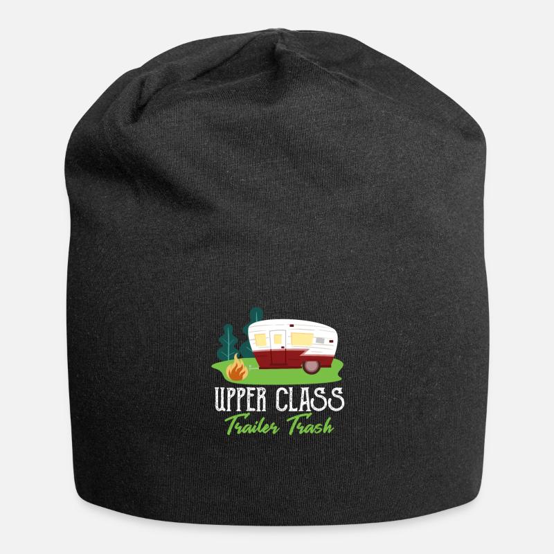Camping - Jersey-Beanie - Schwarz