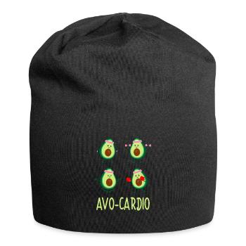 Avocardio Avocado Sport Training Fruit Vegan - Bonnet en jersey - noir - Devant