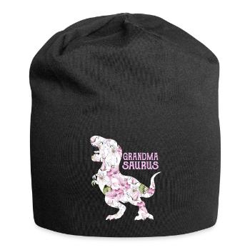 Oma Saurus - Jersey-Beanie - Schwarz - Vorne