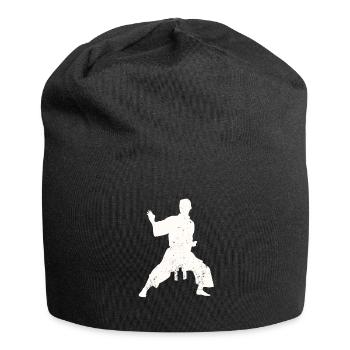 Karate - Jersey-Beanie - Schwarz - Vorne