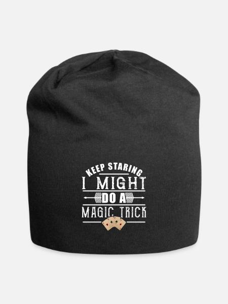 Magier Zuschauer - Jersey-Beanie - Schwarz