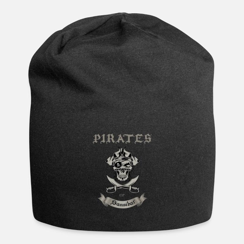 Piraten Kosar - Jersey-Beanie - Schwarz