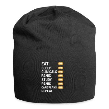 Medicine medical student gift - Jersey Beanie - black - Front