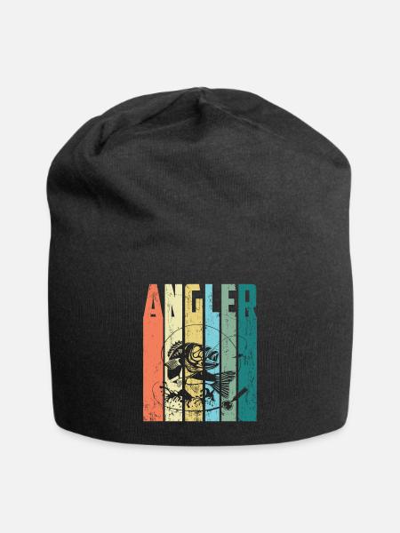 ANGLER - Jersey-Beanie - Schwarz