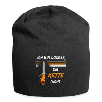 Landschaftsgärtner Motorsäge Gärtnerei Gärtner - Jersey-Beanie - Schwarz - Vorne