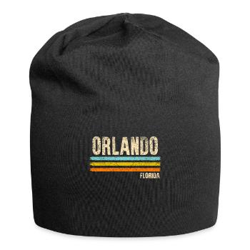Orlando Florida - Jersey-Beanie - Schwarz - Vorne