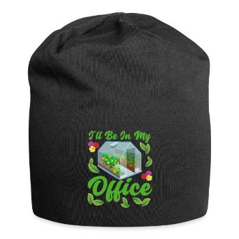 Greenhouse garden gardener gardener - Jersey Beanie - black - Front