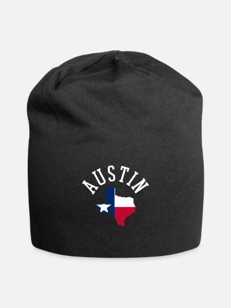 Armoiries du Texas Austin - Bonnet en jersey - noir