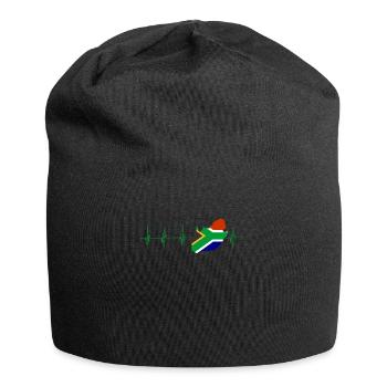 Idée cadeau chemise République d'Afrique du Sud - Bonnet en jersey - noir - Devant