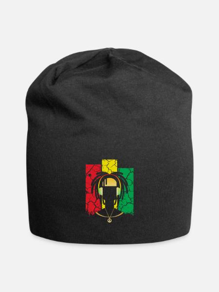 Reggae - Bonnet en jersey - noir