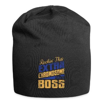 Down Syndrom - Jersey-Beanie - Schwarz - Vorne