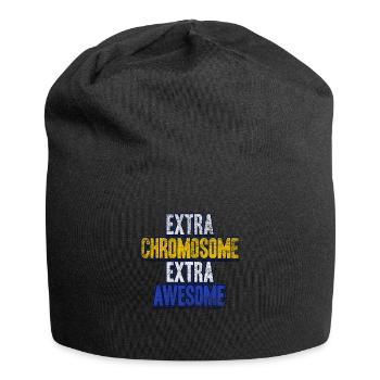 Down Syndrom - Jersey-Beanie - Schwarz - Vorne