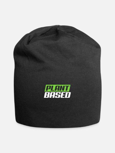 Fitness végétalien - Bonnet en jersey - noir