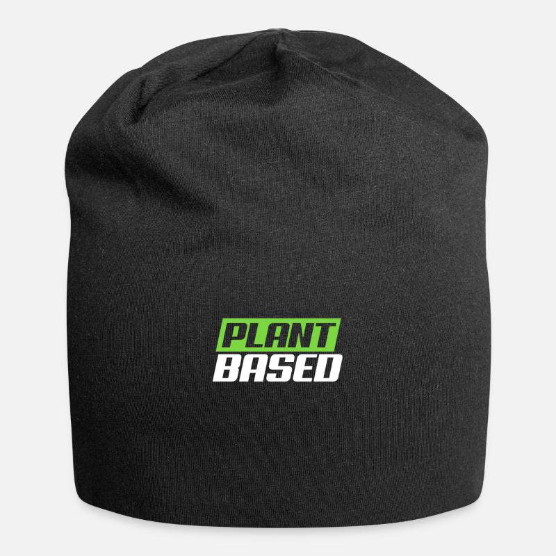 Fitness végétalien - Bonnet en jersey - noir