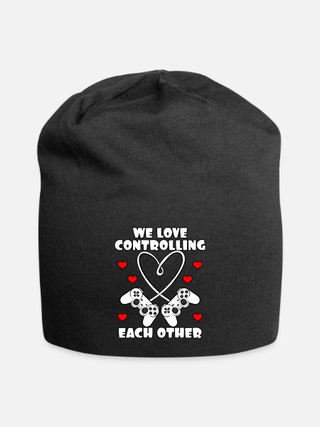 We Love Controlling Each Other - Jersey-Beanie - Schwarz