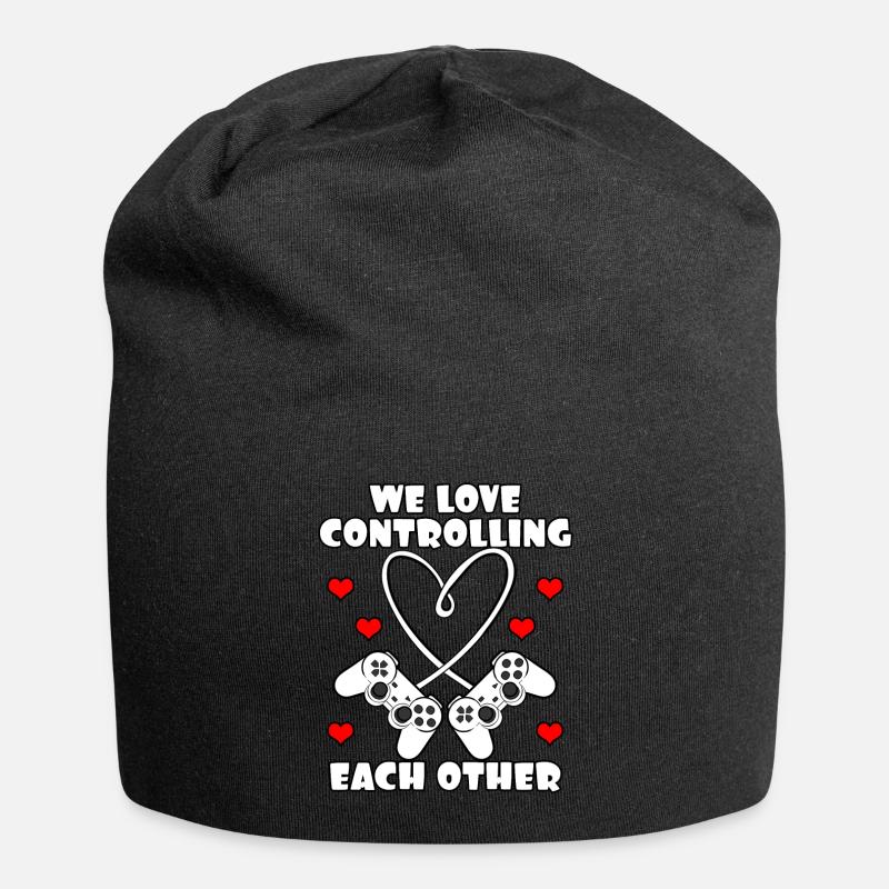 We Love Controlling Each Other - Jersey-Beanie - Schwarz