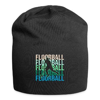 Floorball - Jersey-Beanie - Schwarz - Vorne