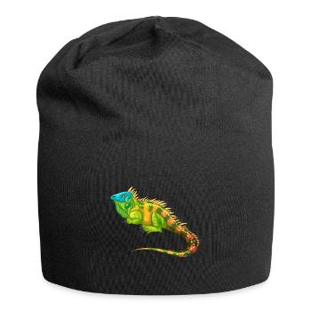 Iguana reptile lovers - Jersey Beanie - black - Front