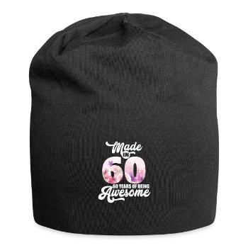 1960 60 ans 60 ans de millésime Cadeau - Bonnet en jersey - noir - Devant