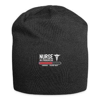 Krankenschwester Krankenpfleger - Jersey-Beanie - Anthrazit - Vorne
