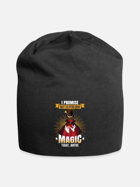 Tour de magie jeu de cartes magie - Bonnet en jersey - noir
